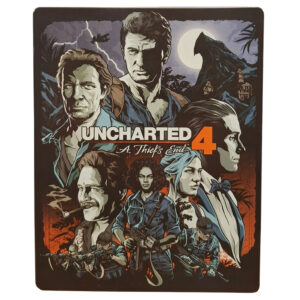 UNCHARTED 4 Kres Złodzieja / Steelbook / dubbing PL / PS4 / PS5 UNIKAT!